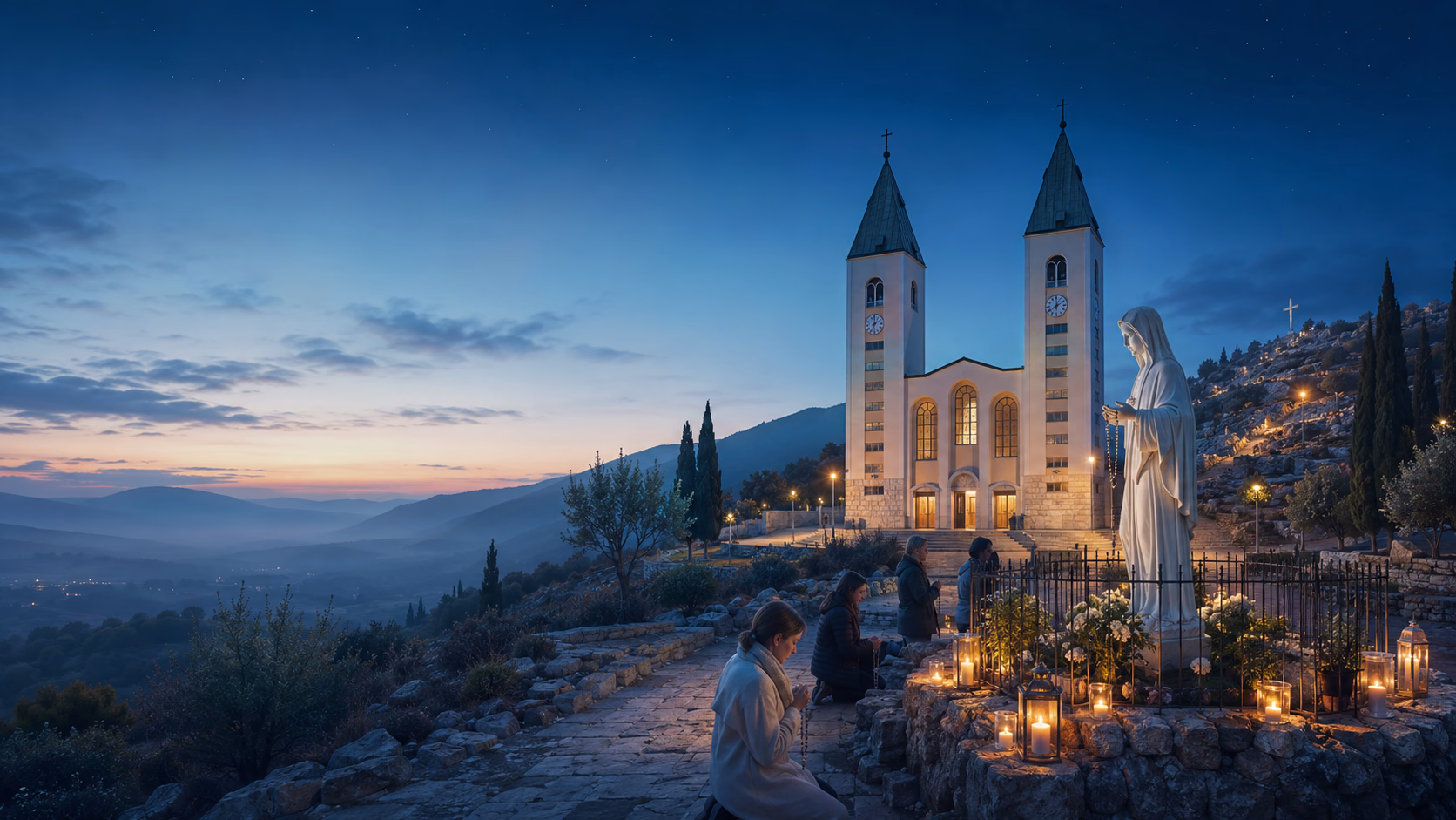 Prière mariale à Medjugorje