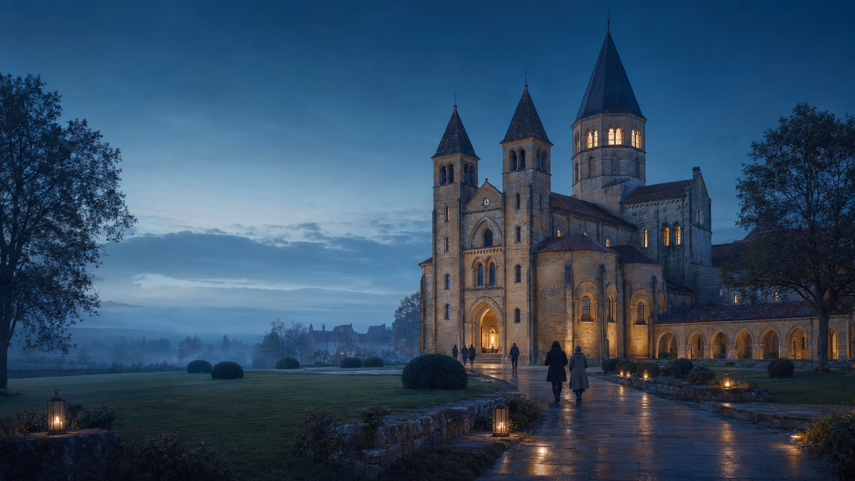 Célébration de la messe au Sanctuaire du Sacré-Cœur de Paray-le-Monial
