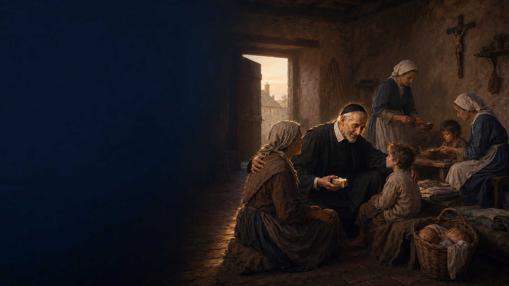 Saint Vincent de Paul au service des personnes pauvres