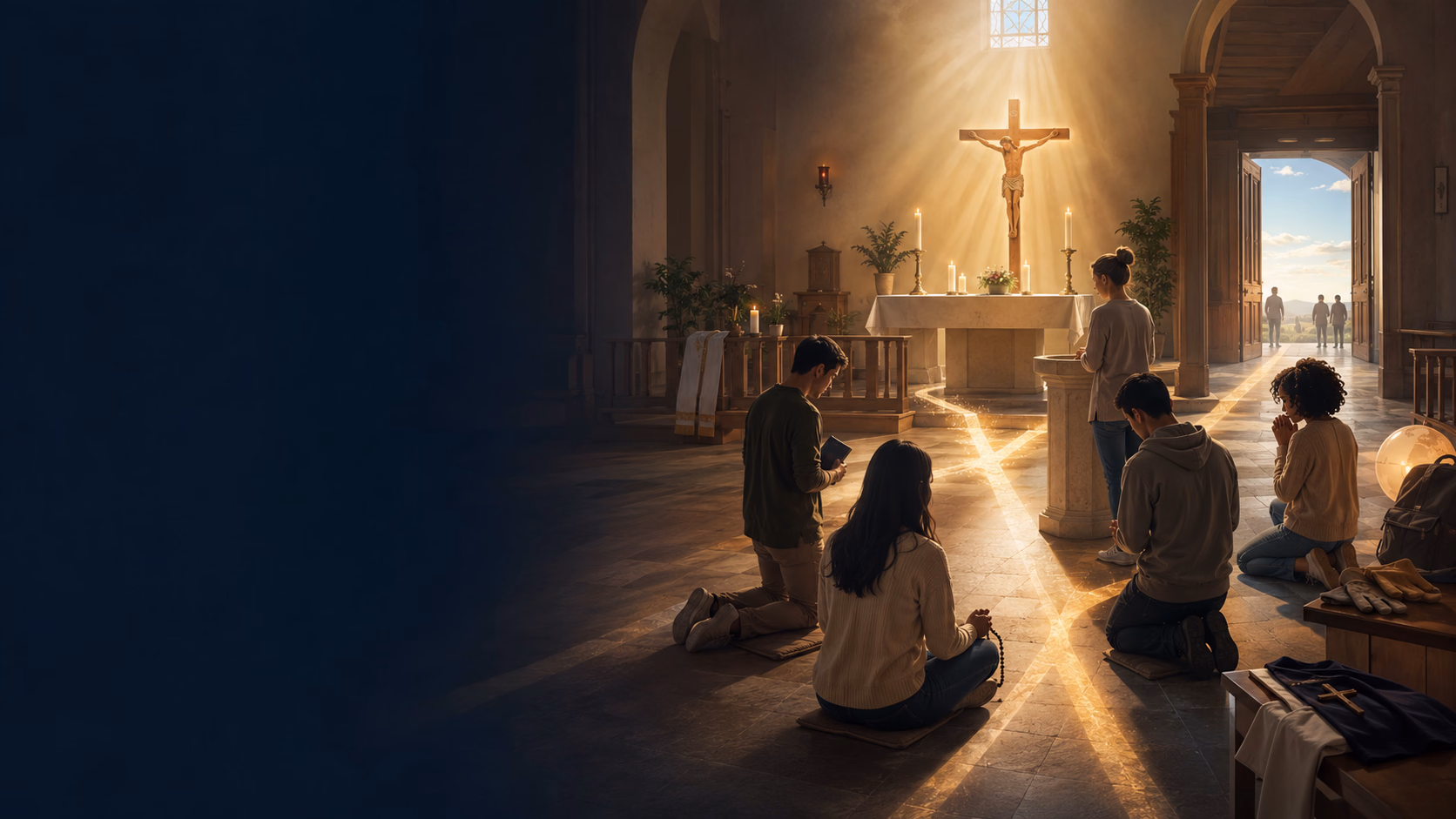 Plusieurs vocations chrétiennes rassemblées dans la lumière du Christ
